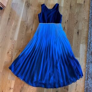 Speechless Kids Formal Dress in Navy and Blue